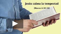 Jesús calma la tempestad (Marcos 4:35-41)